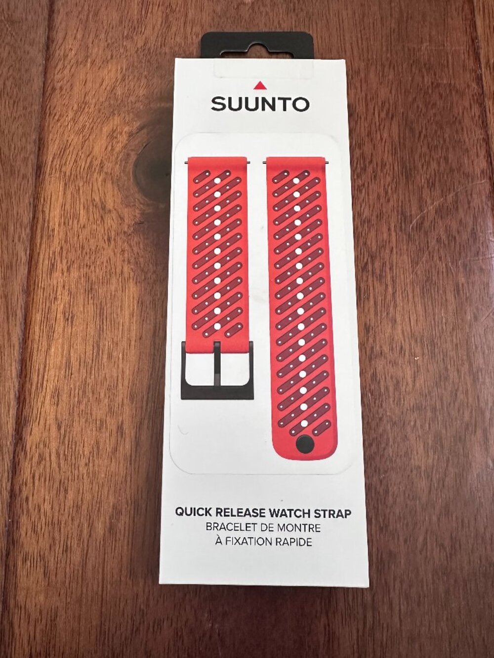 Suunto 22mm Athletic 8 Silicone Watch Strap Coral Orange Quick Release Band OEM